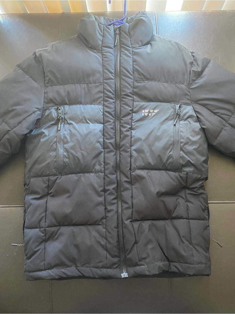 H&M Mens Divided Puffer Jacket